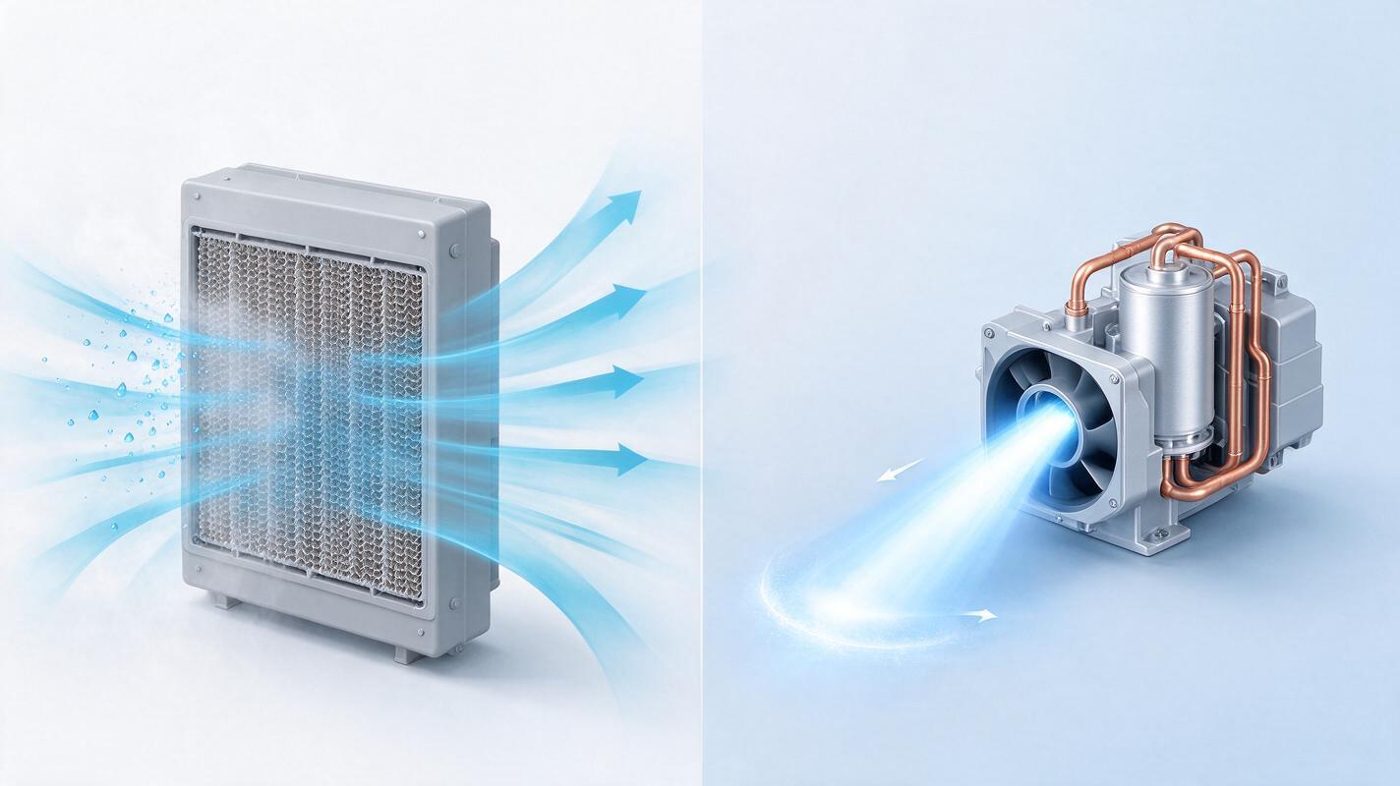 Spot Cooler vs Evaporative Cooler